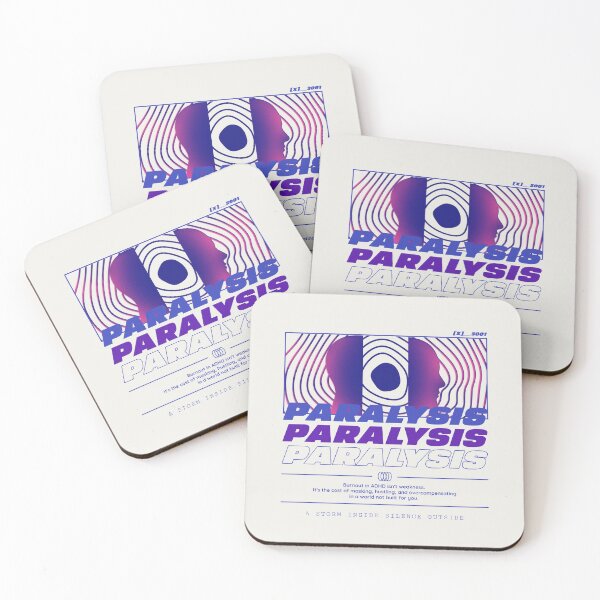 Item preview, Paralysis - ADHD Burnout designed and sold by Honominu.