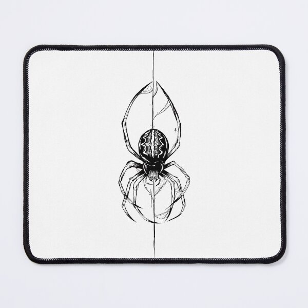 Item preview, Tattoo Spider - Hanging by a Thread (WHITE) designed and sold by BirdseyDesigns.