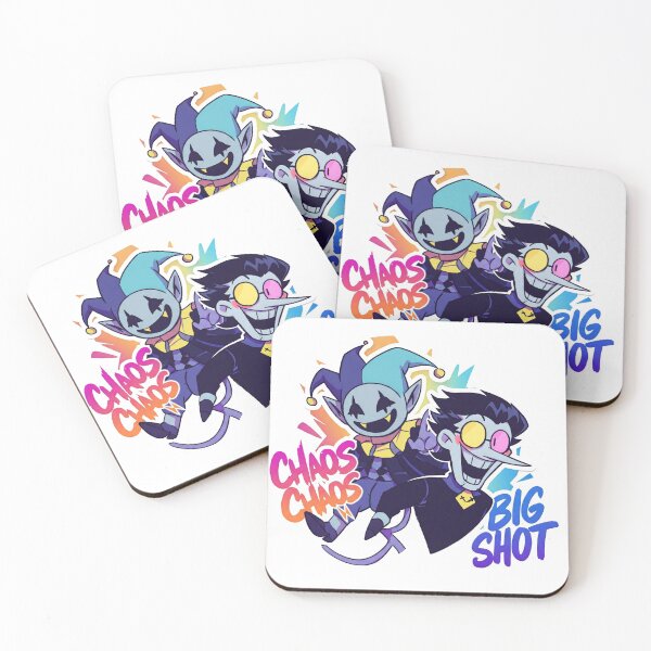 Item preview, Jevil and Spamton designed and sold by Jodoillustration.