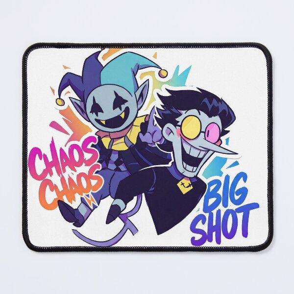 Item preview, Jevil and Spamton designed and sold by Jodoillustration.