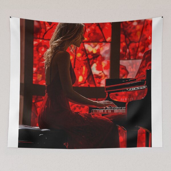 Item preview, Elegy in Crimson Light designed and sold by oanaunciuleanu.