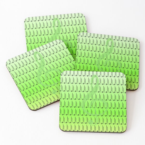 Item preview, Sixty-Forth Notes & A Green Treble Clef designed and sold by BrightrDayMusicArt.