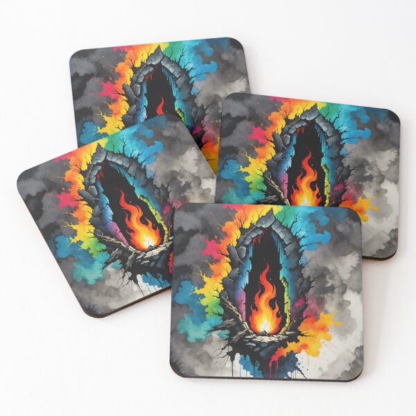 Item preview, Flame in Cracked Wall, Ai Generated Art  designed and sold by ACC .