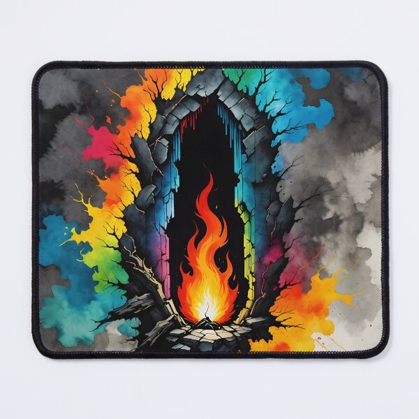 Item preview, Flame in Cracked Wall, Ai Generated Art designed and sold by ACC .