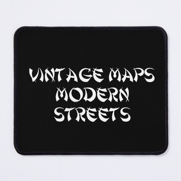Item preview, Vintage Maps & Modern Streets designed and sold by Ninjacatoff.