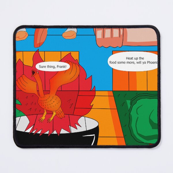 Item preview, Phoenix BBQ - Funny Animal Art designed and sold by RedEyeWolf.