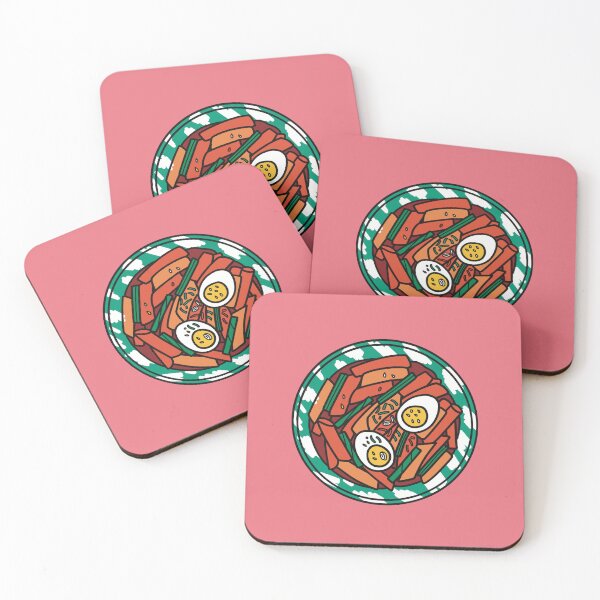Item preview, Korean street food tteokbokki  designed and sold by Boho colorful fun.