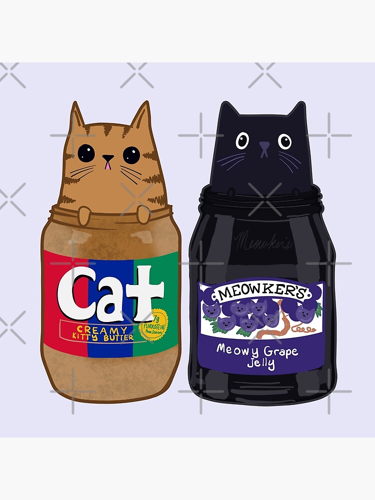 Thumbnail 4 of 4, Pillow, It's Peanut Butter Kitty Time Cats designed and sold by kilkennycat.