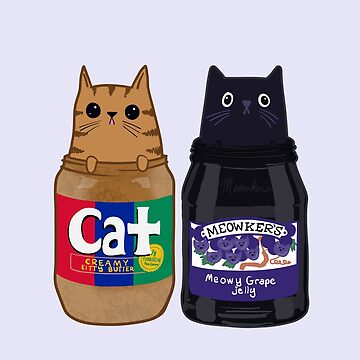 Artwork thumbnail, It's Peanut Butter Kitty Time Cats by KilkennyCat Art