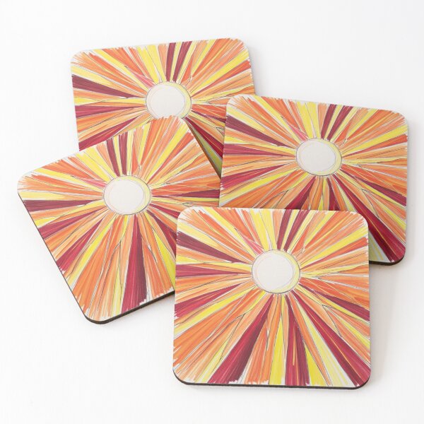Item preview, Radiant Sunburst – Bold Abstract Summer Energy Art designed and sold by Harmonic_Layers.