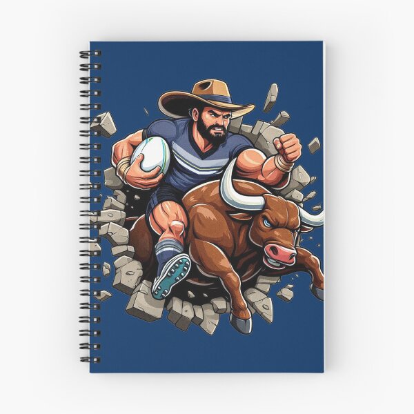 Item preview, North Queensland Cowboys Smash Through designed and sold by musclestache.