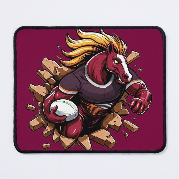 Item preview, Brisbane Broncos Smash Through designed and sold by musclestache.