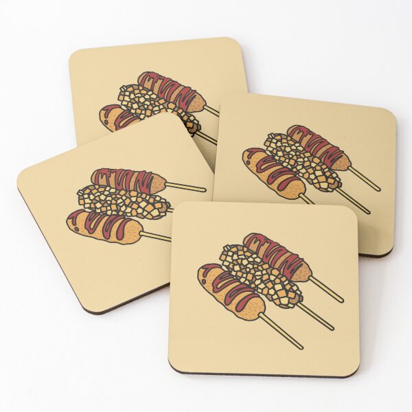 Item preview,  Korean street food corn dog designed and sold by Boho colorful fun.