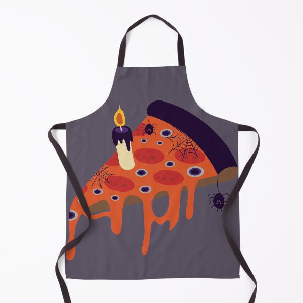 Item preview, Illustration with Boo Pizza and Candle.Web,Spider designed and sold by AlginaPugachova.