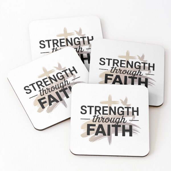 Item preview, Strength Through Faith – Christian Inspirational designed and sold by Lily-and-Lyle.