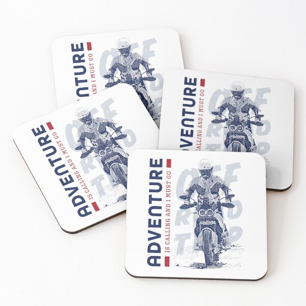 Item preview, Adventuring motorcycle Adventure is calling and I must go designed and sold by Maud Tee Art.