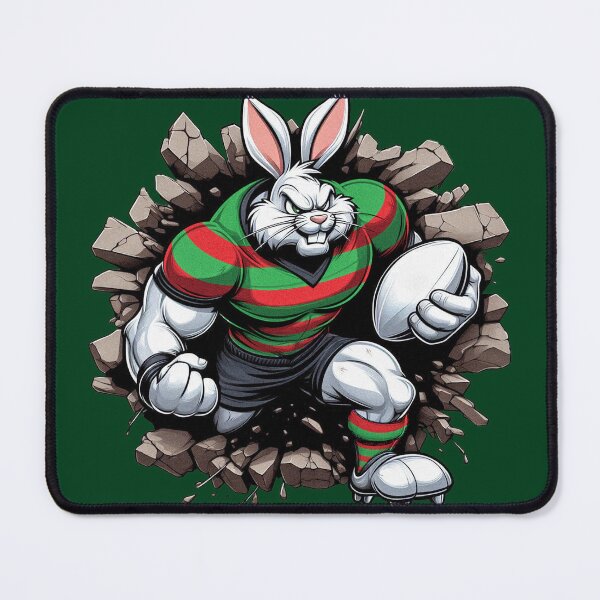 Item preview, South Sydney Rabbitohs Smash Through designed and sold by musclestache.