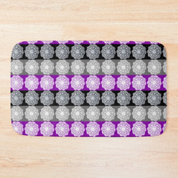 Item preview, Vintage lace flower doily ace pride flag inspired designed and sold by MoreThanTat.