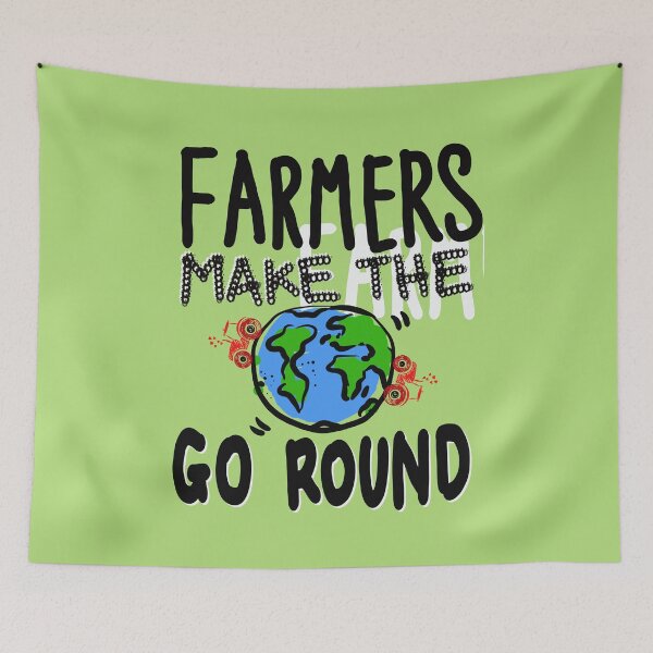 Item preview, Farmers make the world go round designed and sold by tqueen.