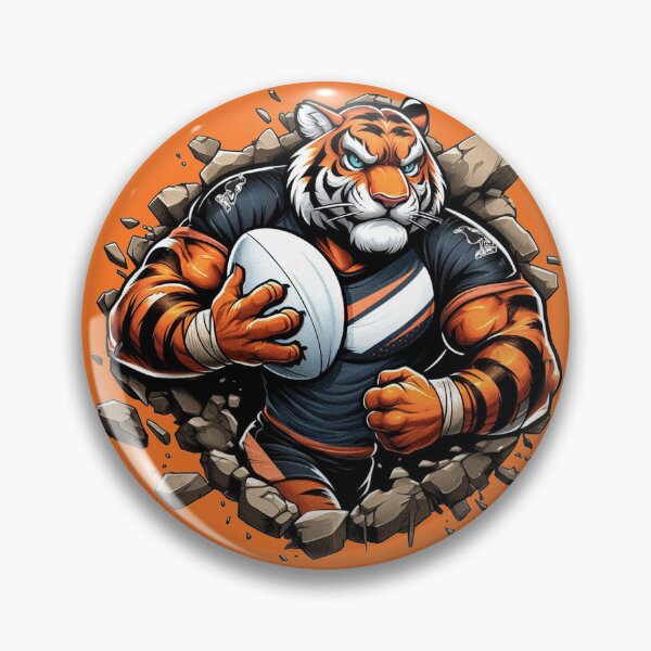 Item preview, Wests Tigers Smash Through designed and sold by musclestache.