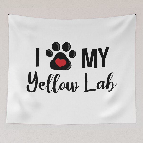 Item preview, I Love My Yellow Lab - V2 designed and sold by InspiredQuotes.