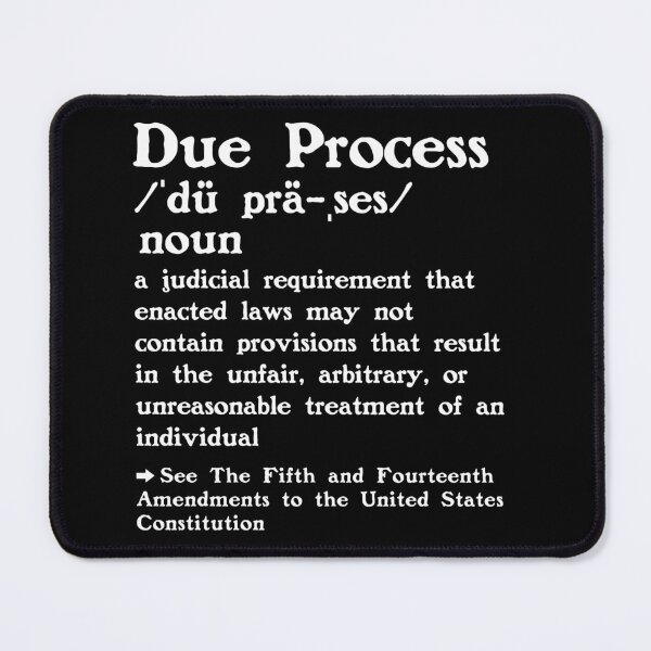 Item preview, The Definition of Due Process designed and sold by Unhinged Heather.