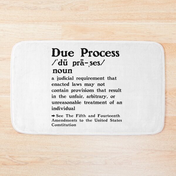 Item preview, The Definition of Due Process designed and sold by Unhinged Heather.