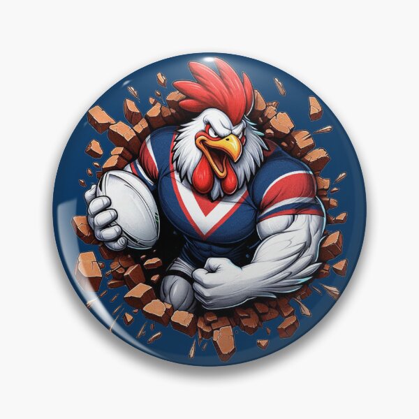 Item preview, Sydney Roosters Smash Through designed and sold by musclestache.