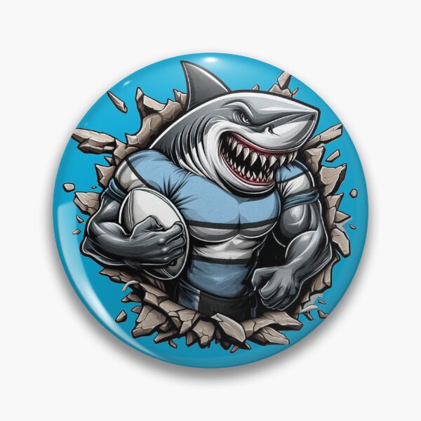 Item preview, Cronulla Sharks Smash Through designed and sold by musclestache.