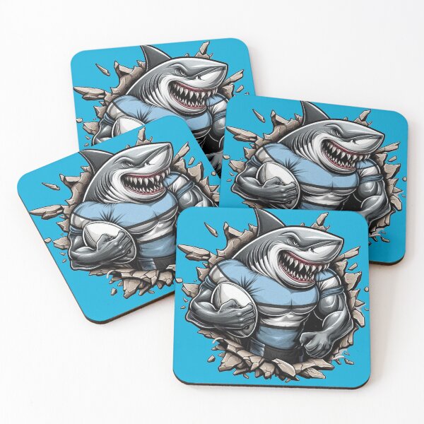 Item preview, Cronulla Sharks Smash Through designed and sold by musclestache.