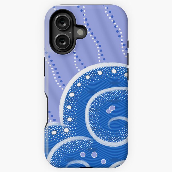 Bubbles and Swirls 26 iPhone Tough Case