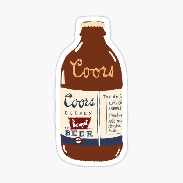 Artikel-Vorschau von Coors-Flasche, designt und verkauft von windwilddesigns.