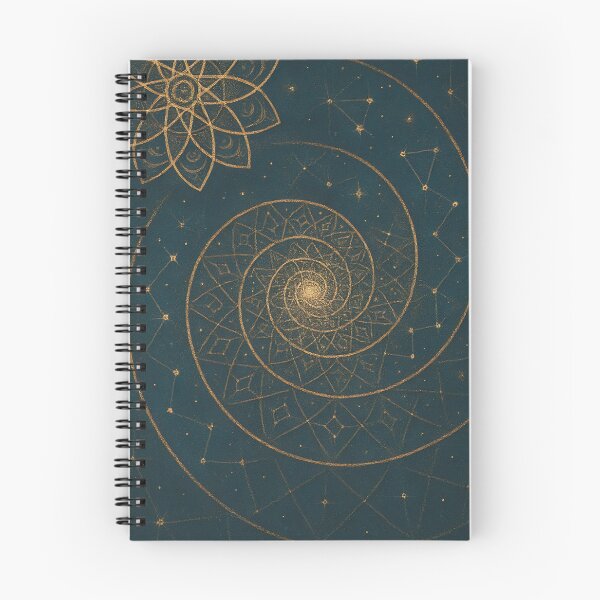 Item preview, Sacred Spiral – Golden Geometry Sticker | Awakened Alchemy designed and sold by AwakenedAlchemy9.