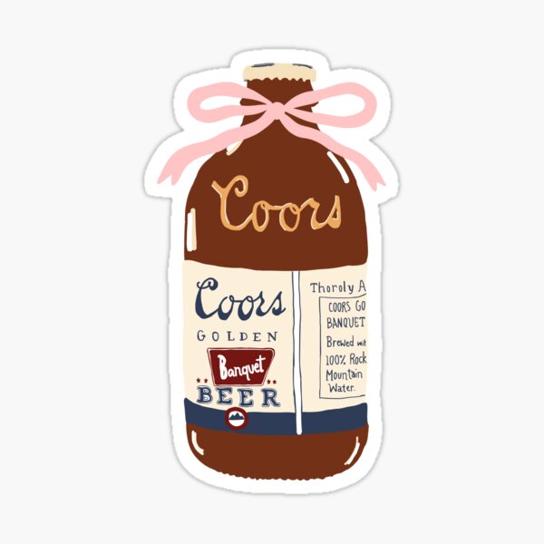 Coors Bow Glossy Sticker