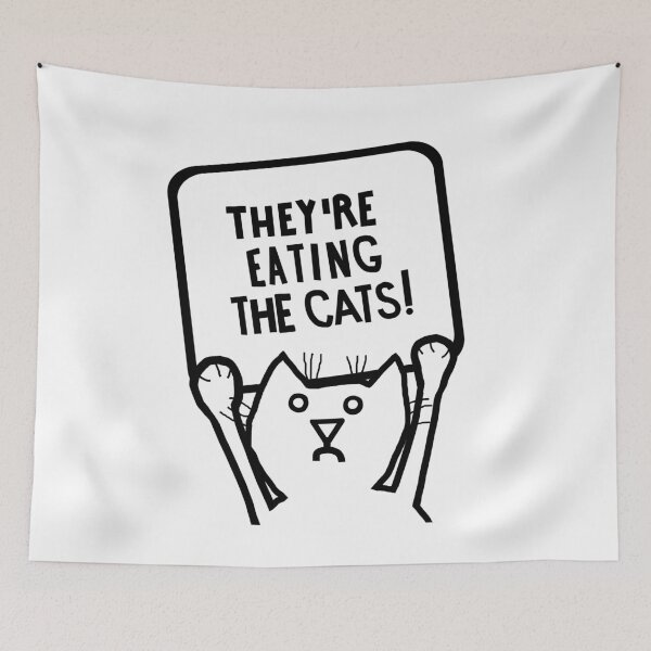 Item preview, Trump 2024 Eating The Cats Debate Quote designed and sold by ellenhenry.
