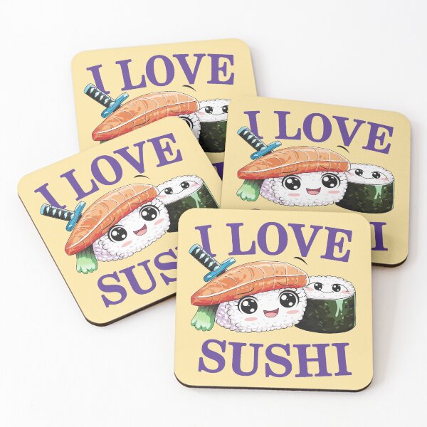 Item preview, Cute Sushi Characters designed and sold by NiRia Spot.