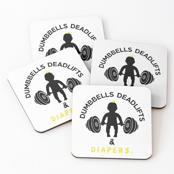 Item preview, Dumbbells Deadlifts & Diapers for Dads designed and sold by Epic Wear Store.