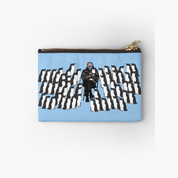 Item preview, Penguins with Bernie Sanders on Folding Chair Ready For a Cuddle designed and sold by ellenhenry.