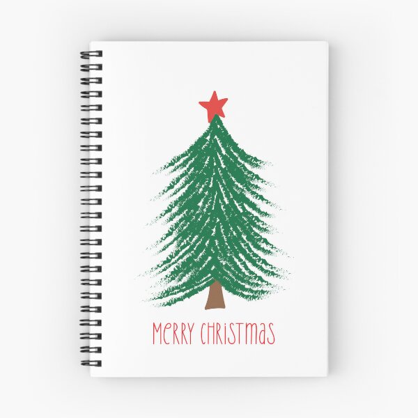 Item preview, Simple traditional Christmas Tree Merry Christmas designed and sold by Kristin Alcorn.