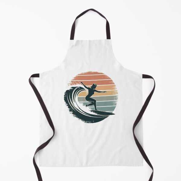 Item preview, Trendy Vintage Retro Girl Surfing Beach Summer Vacation Surfer ,Surfboard Surfing designed and sold by SOUFIANE1991.