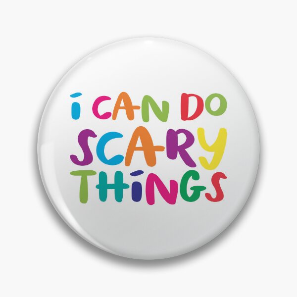 Item preview, I Can Do Scary Things (rainbow teacher version) designed and sold by jazzydevil.