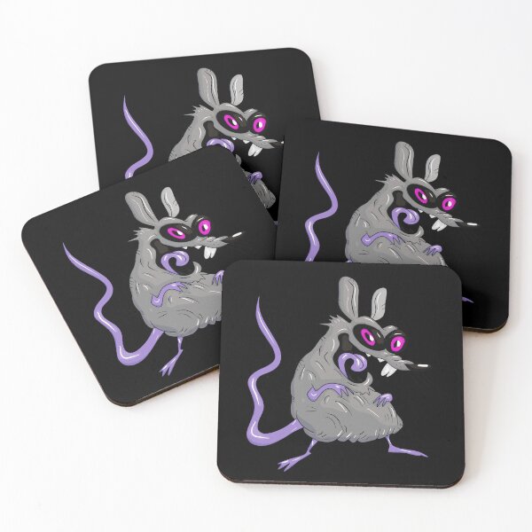Item preview, Crazy stylish laboratory mouse with purple tail designed and sold by Joncasmiart.