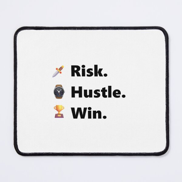 Item preview, Risk. Hustle. Win. - The Formula for Success designed and sold by ModdiesColors.