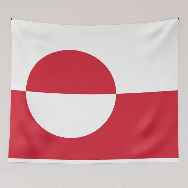 Item preview, Greenland Flag designed and sold by BuxomBabe21.