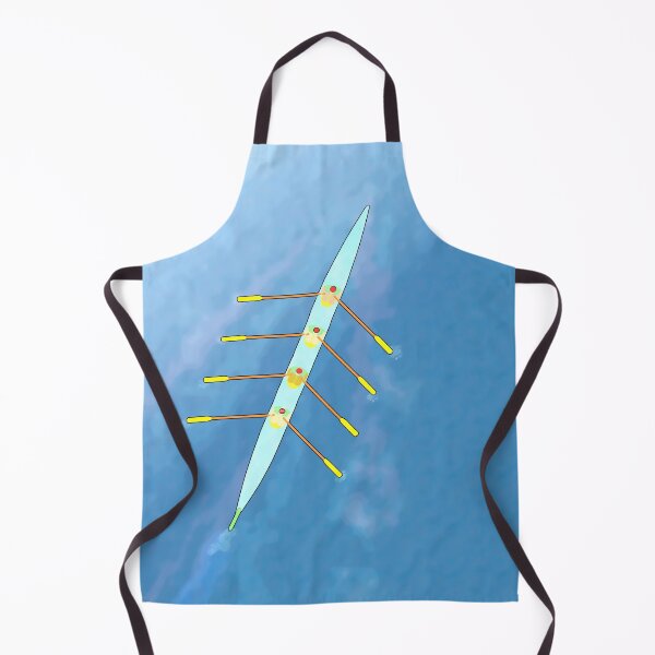 Item preview, Rowing Quad Crew Cartoon – No Text Edition designed and sold by Michael van der Hoorn.