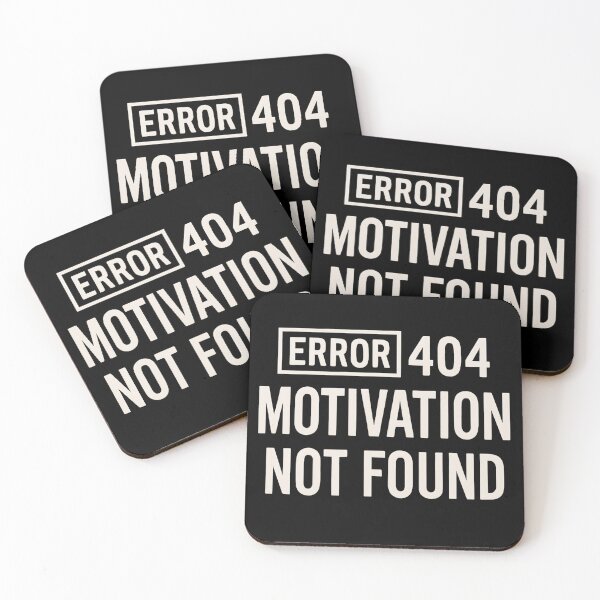 Item preview, error 404 motivation not found designed and sold by Fantasy-Vibes.