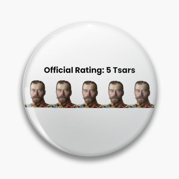 Item preview, 5 Tsar Rating designed and sold by Sleeshirts.