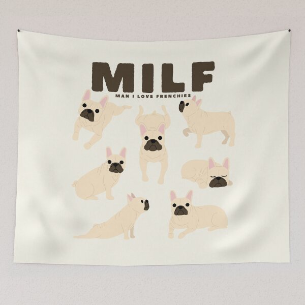 Item preview, French Bulldog MILF Man I Love Frenchies designed and sold by GoldenAvenueArt.