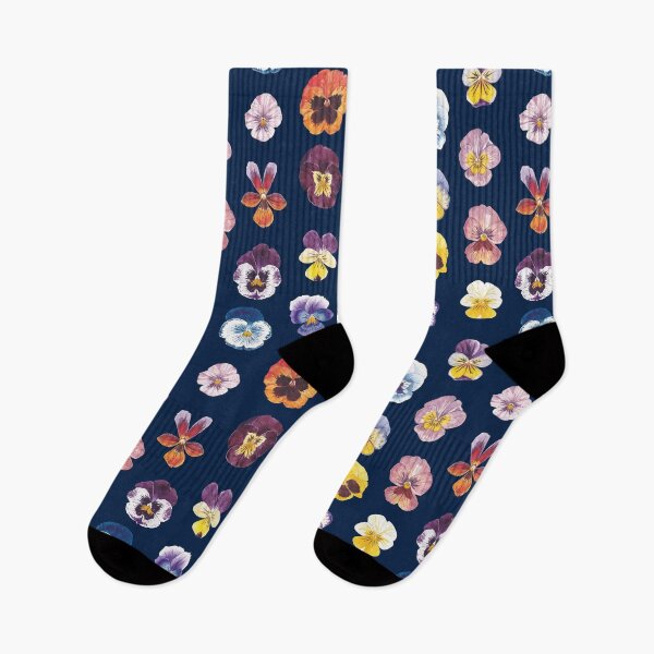 Item preview, PANSIES-navy blue designed and sold by BEATRIZ ABAITUA.
