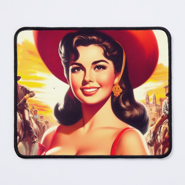 Item preview, Retro Cute Cowgirl designed and sold by PulpVintage.